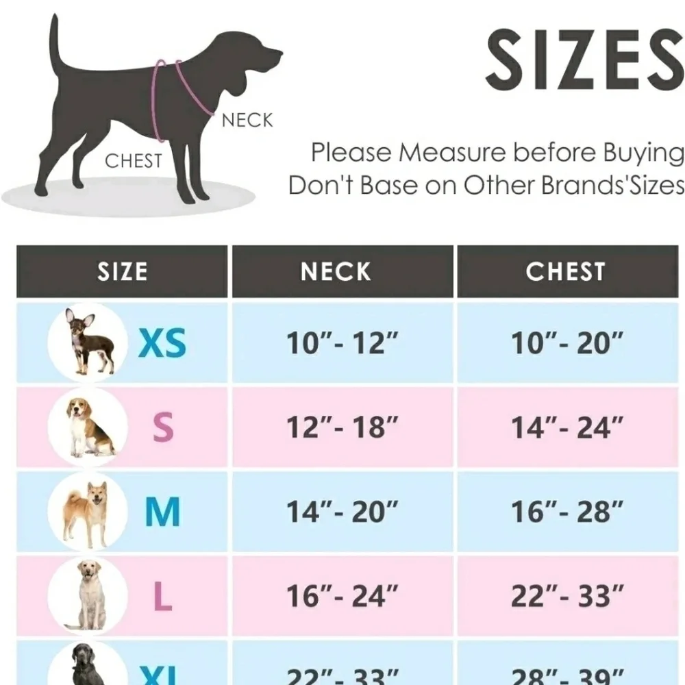 Dog Harness Size M - No Pull Harness with  Reflective and Front Clip